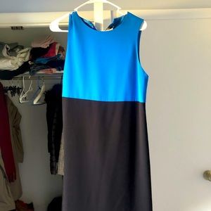 Black and blue dress, Alice and Olivia